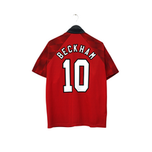 Load image into Gallery viewer, 1996/98 Beckham #10 Manchester United Vintage Umbro Home Football Shirt (L)0