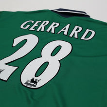 Load image into Gallery viewer, 1999/00 Gerrard #28 Liverpool Vintage Reebok Away Football Shirt (42/44) L10