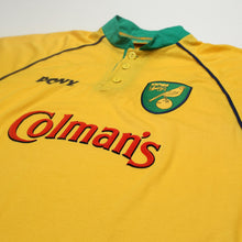 Load image into Gallery viewer, 1997/99 Norwich City Vintage PONY x Bruce Oldfield Home Shirt (XL)