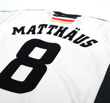 Load image into Gallery viewer, 1998/00 MATTHAUS #8 Germany Vintage adidas Home Football Shirt (M) WC 98