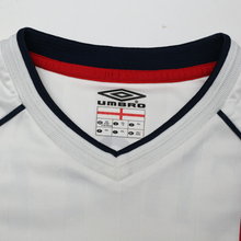 Load image into Gallery viewer, 2001/03 Scholes #8 England Vintage Umbro Home Football Shirt XXL Brazil 2002 WC16