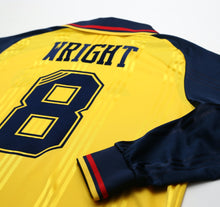 Load image into Gallery viewer, 2019/20 Wright #8 Arsenal Retro adidas Icon Long Sleeve Away Football Shirt (M)10