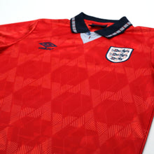 Load image into Gallery viewer, 1990/93 England Retro Umbro Away Football Shirt (S) Italia 904