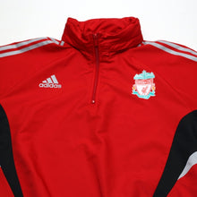 Load image into Gallery viewer, 2008/09 Liverpool adidas Formotion Football Player Issue 1/4 Zip Training Top L2