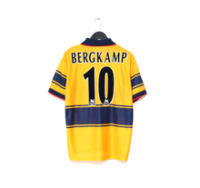 Load image into Gallery viewer, 1997/98 BERGKAMP #10 Arsenal Vintage Nike Away Football Shirt (M)