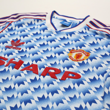 Load image into Gallery viewer, 1990/92 Manchester United Retro adidas Originals Away Football Shirt (S/M)6