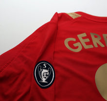 Load image into Gallery viewer, 2005/06 GERRARD #8 Liverpool Vintage Reebok European Home Football Shirt (M)12