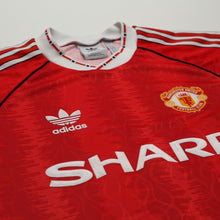 Load image into Gallery viewer, 1990/92 Kanchelskis #11 Manchester United Retro adidas Home Football Shirt (M/L)5