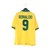 Load image into Gallery viewer, 1997/98 Ronaldo #9 Brazil Vintage Nike Home Football Shirt (XL) Le Tournoi0
