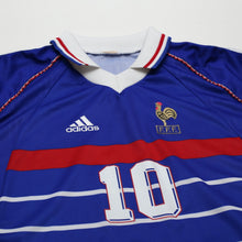 Load image into Gallery viewer, 1998/00 Zidane #10 France Vintage adidas Home Football Shirt (XL) World Cup 985