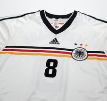 Load image into Gallery viewer, 1998/00 MATTHAUS #8 Germany Vintage adidas Home Football Shirt (XL) WC 98