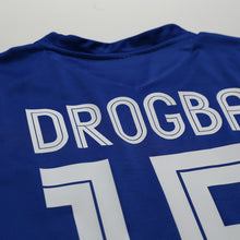 Load image into Gallery viewer, 2005/06 Drogba #15 Chelsea Vintage Umbro Centenary UCL Home Football Shirt (M)14