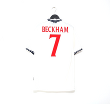Load image into Gallery viewer, 1999/01 BECKHAM #7 England Vintage Umbro Home Football Shirt (XL) Euro 2000