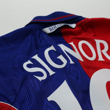 Load image into Gallery viewer, 2000/01 Signori #10 Bologna Vintage Umbro Home Football Shirt (M)15