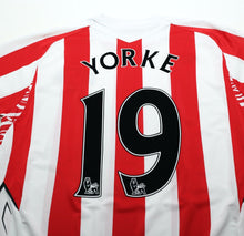 Load image into Gallery viewer, 2007/08 YORKE #19 Sunderland Vintage Umbro Football Shirt (M/L)