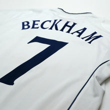 Load image into Gallery viewer, 2001/03 Beckham #7 England Vintage Umbro Home Greece Football Shirt (M)14