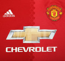 Load image into Gallery viewer, 2016/17 MANCHESTER UNITED Vintage adidas Home Football Shirt (M)