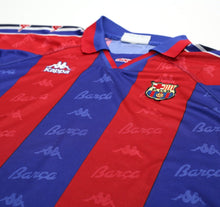 Load image into Gallery viewer, 1995/97 Barcelona Vintage Kappa Home Football Shirt Jersey (L) Ronaldo Era