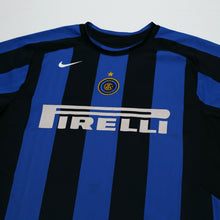 Load image into Gallery viewer, 2005/06 Adriano #10 Inter Milan Vintage Nike Home Football Shirt (L)2
