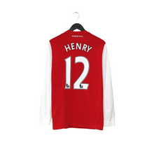 Load image into Gallery viewer, 2011/12 Henry #12 Arsenal Vintage Nike L/S Home Football Shirt (S)0