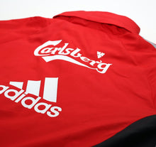 Load image into Gallery viewer, 2008/09 LIVERPOOL adidas Formotion Football Player Issue 1/4 Zip Training Top (L)