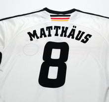 Load image into Gallery viewer, 1998/00 MATTHAUS #8 Germany Vintage adidas Home Football Shirt (XL) WC 98