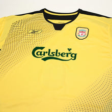 Load image into Gallery viewer, 2004/05 Gerrard #8 Liverpool Vintage Reebok L/S Away Football Shirt (XXL)2