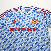 Load image into Gallery viewer, 1990/92 Manchester United Retro adidas Originals Away Football Shirt (S/M)3