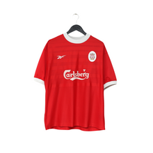 Load image into Gallery viewer, 1998/00 Gerrard #28 Liverpool Vintage Reebok Home Football Shirt (L) 42/441