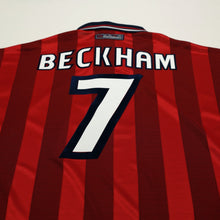Load image into Gallery viewer, 1997/99 Beckham #7 England Vintage Umbro Away Football Shirt (XL) WC 199810