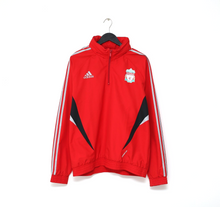 Load image into Gallery viewer, 2008/09 LIVERPOOL adidas Formotion Football Player Issue 1/4 Zip Training Top (L)