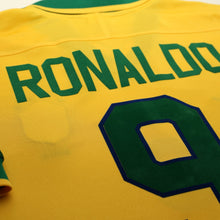 Load image into Gallery viewer, 1997/98 Ronaldo #9 Brazil Vintage Nike Home Football Shirt (XL) Le Tournoi16