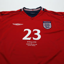 Load image into Gallery viewer, 2002/04 Rooney #23 England Vintage Umbro Away Debut Football Shirt (M) Australia3