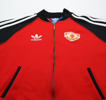 Load image into Gallery viewer, MANCHESTER UNITED Vintage Retro adidas Originals Superstar Track Top (S)3