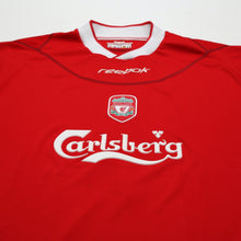 Load image into Gallery viewer, 2002/04 Kewell #7 Liverpool Vintage Reebok Home Football Shirt (L)3