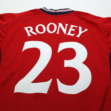 Load image into Gallery viewer, 2002/04 Rooney #23 England Vintage Umbro Away Debut Football Shirt (M) Australia11