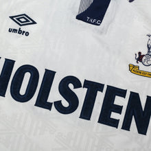 Load image into Gallery viewer, 1991/93 Gascoigne #8 Tottenham Hotspur Vintage Umbro Home Football Shirt (XL)6