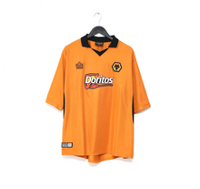Load image into Gallery viewer, 2002/04 WOLVERHAMPTON WANDERERS Admiral Home Football Shirt (XL) Wolves Doritos
