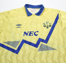 Load image into Gallery viewer, 1990/92 EVERTON Vintage Umbro Away Football Shirt Jersey (L)
