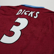 Load image into Gallery viewer, 1995/97 Dicks #3 West Ham United Vintage PONY Football Shirt (M)10