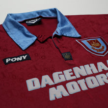 Load image into Gallery viewer, 1995/97 Dicks #3 West Ham United Vintage PONY Football Shirt (XL)6