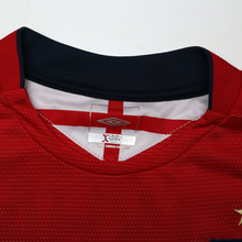 Load image into Gallery viewer, 2004/06 Beckham #7 England Vintage Umbro LS Away Football Shirt (S) EURO 200414