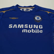 Load image into Gallery viewer, 2005/06 Lampard #8 Chelsea Vintage Umbro Centenary UCL Home Football Shirt (L)3