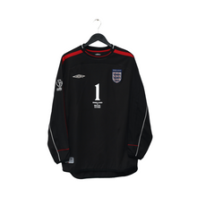 Load image into Gallery viewer, 2002/03 Seaman #1 England Vintage Umbro GK Football Shirt (L) 2002 WC Brazil0