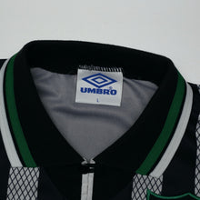 Load image into Gallery viewer, 1994/96 Van Hooijdonk #9 Celtic Vintage Umbro Away Football Shirt (L)13