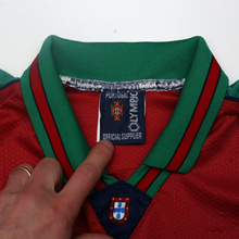 Load image into Gallery viewer, 1996/97 Rui Costa #10 Portugal Vintage Olympic Home Football Shirt (M/L)