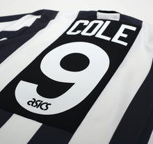 Load image into Gallery viewer, 1993/95 COLE #9 Newcastle United Vintage Asics Home Football Shirt (S)