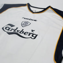 Load image into Gallery viewer, 2001/03 Gerrard #17 Liverpool Vintage Reebok Away Football Shirt (L)4