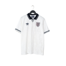 Load image into Gallery viewer, 1990/92 Gascoigne #19 England Retro Umbro Home Football Shirt (M) Italia 901