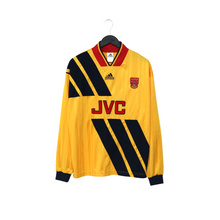 Load image into Gallery viewer, 1993/94 Wright #8 Arsenal Retro adidas Equipment Away L/S Football Shirt (S/M)1